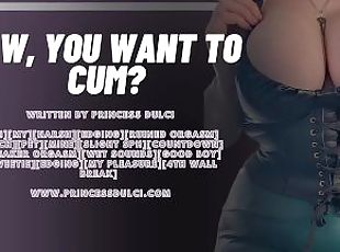 Aw, You Want to Cum? JOI / Fdom / MSub / Ruined / Edging / Mean / Mine / Orgasm / Countdown