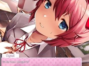 Doki Doki Literature Club! pt. 2 - My first poem! Sayori's buttons malfunction xo