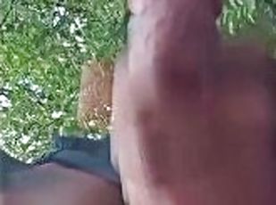 Jungle fever with huge cum shot