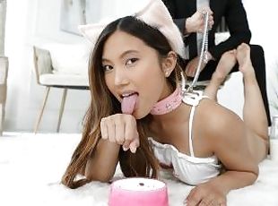 asiatique, chatte-pussy, babes, fellation, ados, ejaculation-interne, baby-sitter, mignonne, dure