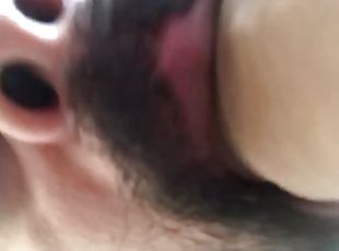 Pappa, Hårete, Amatør, Blowjob, Homofil, Pov, Mann, Gift, Alene, Far