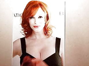 Christina Hendricks Cum Tribute 5