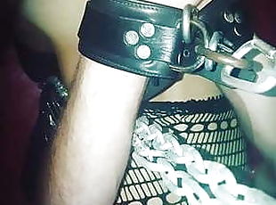 Masturbation, Anal, Leksak, Bdsm, Dildo, Latex, Bondage, Brunett, Femdom, Nylon