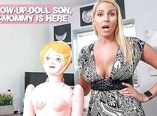 Big Titty Blonde MILF Plays Dress Up Nurse with Step-Son - Vanessa Cage -