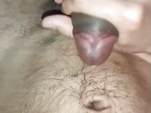 énorme, masturbation, mamelons, amateur, ejaculation-sur-le-corps, énorme-bite, gay, branlette, point-de-vue, ejaculation