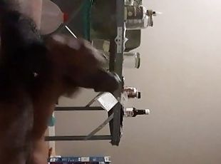 The biggest black cock jacking