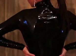 Negresa, Negru, Picioare, Fetish, Latex, Cizme