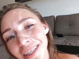 Énorme, Chatte (Pussy), Amateur, Ejaculation sur le corps, Milf, Compilation, Point de vue, Sur le visage, Ejaculation, Blonde