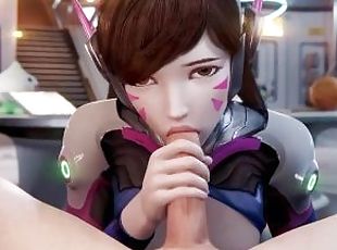 3D Compilation: Overwatch Dva Blowjob Missionary Fuck Widowmaker Masturbation Uncensored Hentai