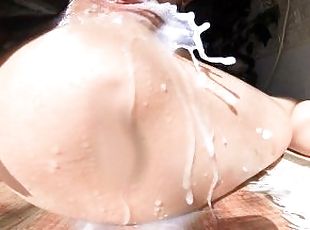 Pov white Bubble Ass -  Double BBC Penetration - Fontaine Squirt