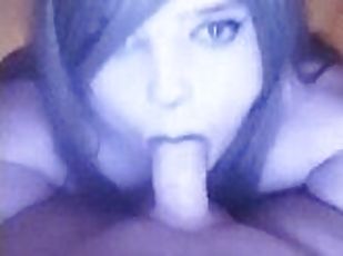 Svær, Fest, Amatør, Blowjob, Svelging, Ludder, Pov, Facial, Cum, Halloween