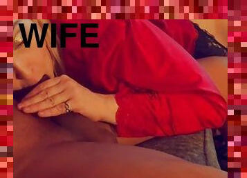 Hotwife Sucks A Black Guy In Front Of White Boyfriend