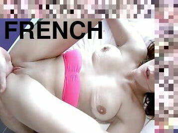 First porn video of the beautiful French libertine Charlie Lee fucked in her ass