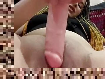 Sexy hottie Anetta Keys enjoys solo masturbation with a toy