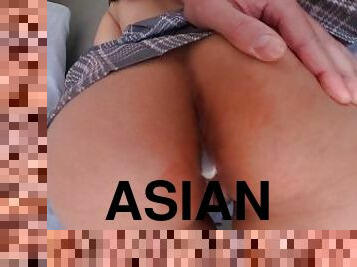 asia, posisi-seks-doggy-style, pelajar, anal, creampie-ejakulasi-di-dalam-vagina-atau-anus-dan-keluarnya-tetesan-sperma, sperma, manis, filipina, perawan