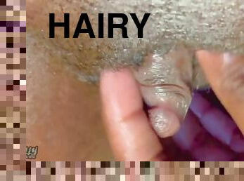 OMG HAIRY BIG CLIT