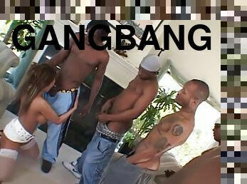 Ava devine gets gangbanged by hung black dudes