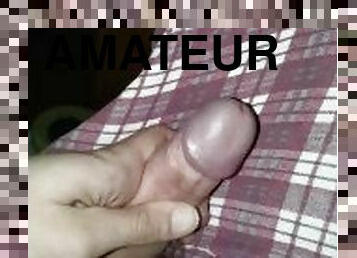 masturbation, amatör, gigantisk-kuk, pov, ensam, rökning, kuk