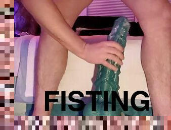 Destroying my hole - marathon with huge dildos