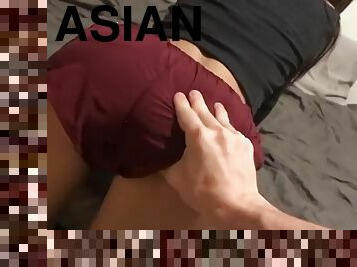 asiatisk, gammel, pussy, babes, kåt, 18år, eldre-older, petite, kjæreste, barbert