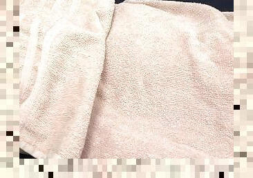 BREAST MASSAGE UNDER THE TOWEL