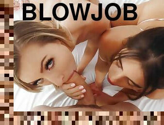 Lewd vixens POV breathtaking sex video
