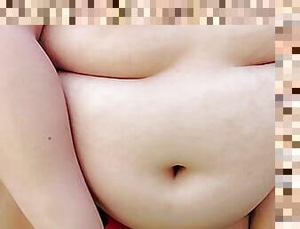 pakaļa, lielās-krūtis, resna, krūšgali, čurajoša, bbw, apaļš, apakšveļa, naturāls, amerikāniete