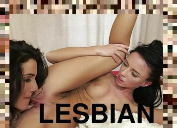 Naughty coquettes lesbian breathtaking xxx clip