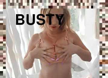 Horny busty babe Kendra Sunderland amazing sex clip