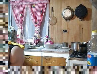 stepmom cooking big ass