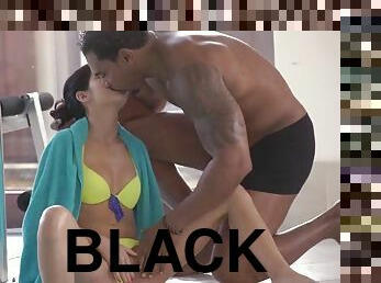 BLACK4K. Rich Girl Madelina Dee Interracial Coitus