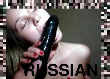 Russian teen smacked with a big toy
