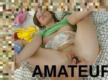 amatör, anal, üstüneyüzüne-boşalma, genç, oyuncak, vajinadan-sızan-sperm, meni