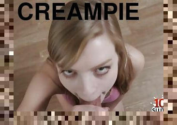 Hot teen pov and creampie