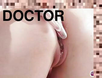 רופא, לסבית-lesbian, לעשות-עם-האצבע, עסיסי