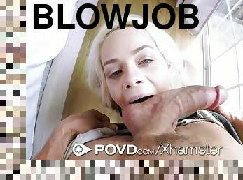 Povd handcuffed blonde elsa jean meaty pussy lips fucked