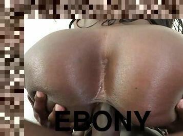 Tantalizing Buxom 38d Ebony - anal sex and titjob with busty black girl
