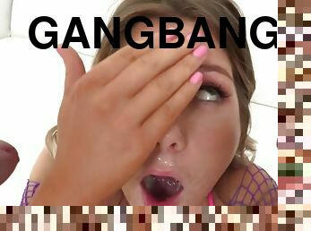 Naughty vixen crazy 3some gangbang porn video