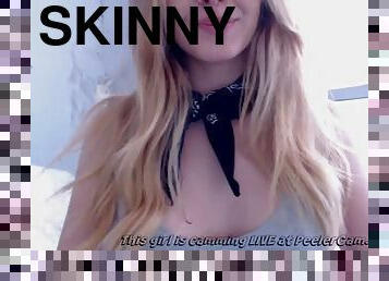 Listen to the skinny teen sing