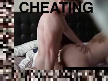 CHEATING WIFE GETS SHOCKED FUCKING WITH HER FRIEND