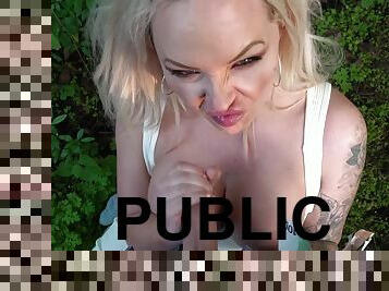 Public Agent - Heavy-Breasted British Wife Fucks In Public 1 - Louise Lee