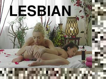 vagina-pussy, sayang, lesbian-lesbian, pacar-perempuan, teransang, berambut-pirang, cantik, sangat-indah