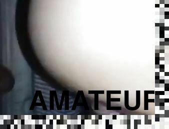 Amateur ebony anal creampie