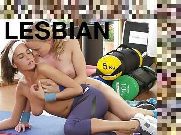 coño-pussy, deporte, lesbiana, gimnasio, entrenamiento