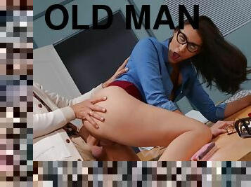 gammel, pussy, lærer, dad-girl, kåt, eldre-older, far, nydelig, gammel-og-ung, pikk