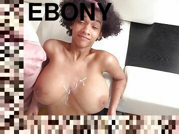 skinny, ebony, stor-pikk, tenåring, ung-18, petite, pikk