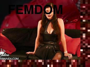 gros-nichons, collants, milf, allemand, bdsm, esclave, résille, kinky, brunette, femme-dominatrice