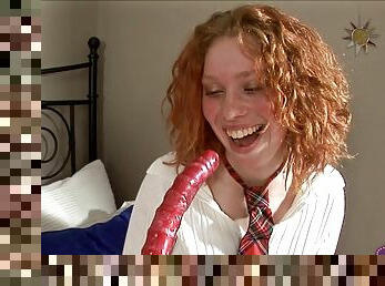 Redhead Likes Fisting And Big Toys