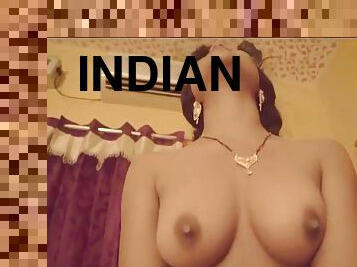 Indian young lady with perfect boobs