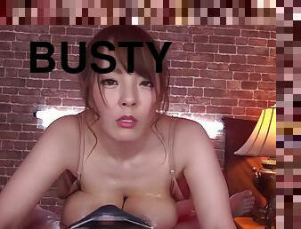 Busty asian MILF amateur porn clip